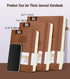 Lined Journal Notebook -365 Pages A5 Thick Journal for Writing Men Women, College Ruled Notebook, Hardcover Leather Journal, Daily Notebook for Work, Note Taking,100Gsm Paper ( 5.75'' X 8.38'' Brown) by Ansopu