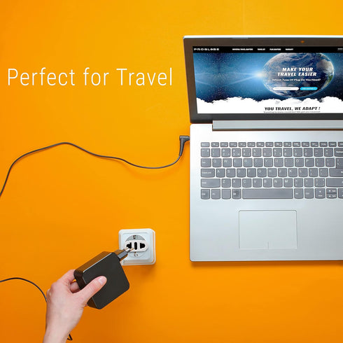 Unidapt 2-pack Europe Travel Plug Adapter, USA to European Plug Adapters for Travel from US to EU