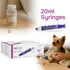 20ml (Pack 30) 30/bx Blister-Packed ONE-CARE Syringes ENFit of with Mounted Cap, Sterile, Syringes