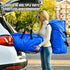Extra Large Moving Bags, 2 Pack Storage Totes with Backpack Handles, Zipper Compatible with IKEA Frakta Cart for Packing
