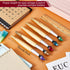 Outus Bamboo Brush Shape Ballpoint Pen Novelty Retractable Paintbrush Ink Pens for Art Activities and School Stationery, Christmas Halloween Near Year Present (30 Pieces) by Outus