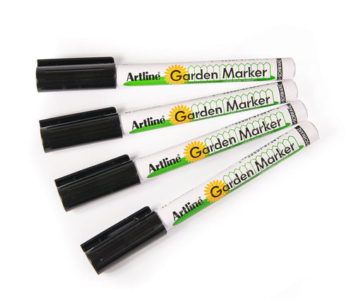 Garden Marker with Water Resistant Quick Dry Ink, Great for Outside Use (4 Markers)