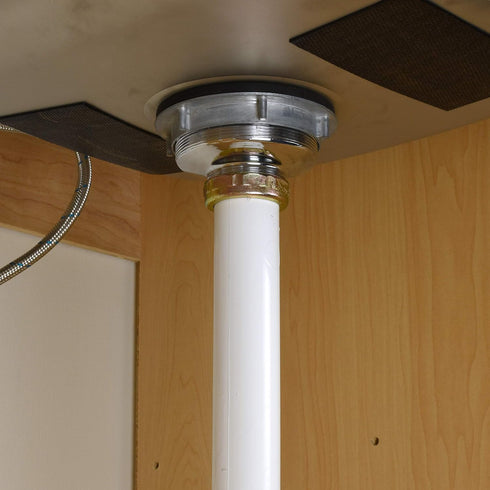 Plumb Pak PP905W Sink Tailpiece, 1-1/2 In Dia X 6 In L, Flanged, Pvc, No Size, White by Plumb Pak