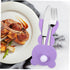 4pcs PRETYZOOM Easter Bunny Cutlery Holder Bags Adorable Tail Design for Festive Table Decor for Dinner Parties