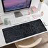 Gaming Mouse Pad Large 31.5 x 11.8in, Topographic Keyboard Mousepad with Non-Slip Base and Stitched Edge