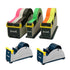 excell EX-17/3P Steel Desk Top Tape Dispenser, 3" Wide with Padded Foam Base, Blue/Grey