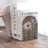 HOYYU 1 Rustic s Wooden Bookends Decorative Shabby Sunflower Book Ends for Shelves Heavy Books Holder Organizer