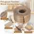 2" 25 uxcell x ft Wood Edge Banding, Pre-Glued Iron On Edging Strip, Plywood Wood Grain Repair Tape for Cabinet Repair