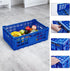 Elementool 2PCS 52 23.6" 15.7" 8.6" Collapsible Storage Crates, Liter Heavy Duty Foldable Plastic Crates , Storage