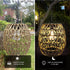 Outdoor Solar Hanging Lantern, Rattan Outdoor Chandelier Solar Chandelier Outdoor Outdoor Chandelier for Gazebo Solar