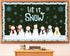 Winter Bulletin Board Decoration Set, Holiday Paper Cutouts for Christmas Classroom Decorations
