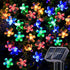 Solar String Flower Lights Outdoor 2 Pack 200 LED 80Ft Multi-Color Christmas