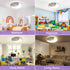 FAYOTAT 30W 3000K/4500K/6500K Nursery(15.75 Inch) Flush Mount Ceiling Light for Kids, Large Modern LED Ceiling Lights