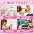 EUUBIRD 10 280 Unicorn Potty Training Chart for Toddlers, Potty Training Sticker Charts with Reward Stickers, Potty