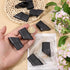 36 CHGCRAFT Pcs Folding Chair Leg Caps Plastic Chair Replacement Foot Caps Furniture Legs Floor Protectors Black