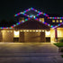 Set of 25 Teal C9 Christmas Lights, Faceted C9 LED Bulbs for Indoor & Outdoor Use, Durable Replacement C9 Lights