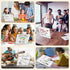 MaxGear White Board with Stands, 16" x 12" Large Double-Sided Dry Erase Board for Kids, Desktop Easel