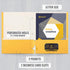Better Office Products Two Pocket Portfolio Folders, 50-Pack, Yellow, Letter Size