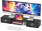 WESTREE Dual Monitor Stand Riser with Two Drawers, Extra Large Storage Monitor