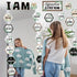 Frienda Eucalyptus Affirmation Station Bulletin Board Set - Motivational Posters for Classroom, Home, Teacher Wall