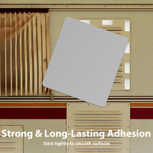 USCAUK 20 2.95x1.1in Pcs Adhesive Metal Plates for Magnetic Mounts, Rectangular Iron Strips with Adhesive Backing
