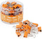 Small Binder Clips, 3/4 Inch (19mm) - 50 Pack Mini Binder Clips (Orange)