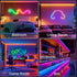 360 10ft maylit Degree Luminous Reticulate Weave Rope Lights, Addressable ICRGB LED Strip Lights, Music Sync, DIY
