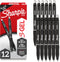 Sharpie S-Gel Gel Pens - Black Ink Drawing Pens for Journaling Coloring, Bold Point (1.0mm) 12 Count