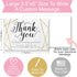 Hadley Designs 25 Gold Marble Thank You Cards, Customer-Appreciation Note Cards for Small Business Inserts