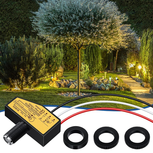 12v 24v 36v 48v 8v 50v (2) Direct Current Photoelectric Switch Photocell Switch Dc to Dusk to Dawn Photocell Light