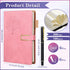 Xinnun 6 Set Leather Journal Writing Notebooks, Life Tree Refillable Hardcover Notebook with Ballpoint Pens