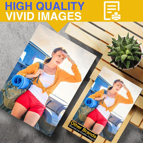 JINGZHAN 8.5" 11" 12 5 Printable Magnetic Paper Non-Adhesive, x Mil for Inkjet Printer & DIY Crafts, Sheets