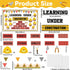 Set gisgfim Construction Bulletin Board Decorations Learning Under Construction Paper Cutouts DIY Photo Helmet
