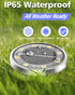 2 Pack 8 Solar Lights Outdoor Waterproof, LED, Thickened Stainless Steel Ground Light, Solar Garden Lights Landscape