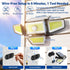 3000LM IP65 3 16-26FT 6.5-10FT (2 Pack) Solar Lights Outdoor, Solar Powered Motion Sensor Light, Waterproof Security