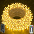 196FT 600 LED Christmas Lights Outdoor Waterproof, Timer & Memory Function, 8