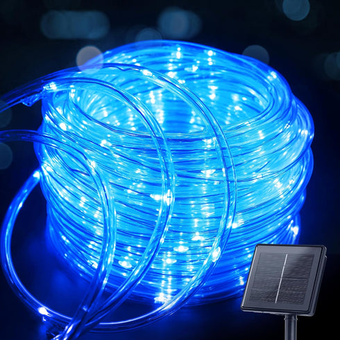 Brightown Solar String Lights Outdoor, 39FT 100 LED Rope Lights Solar Powered
