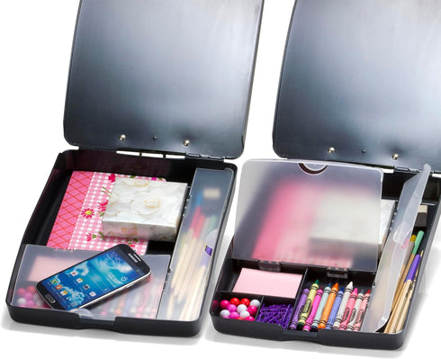 Officemate OIC Extra Storage/Supply Clipboard Box
