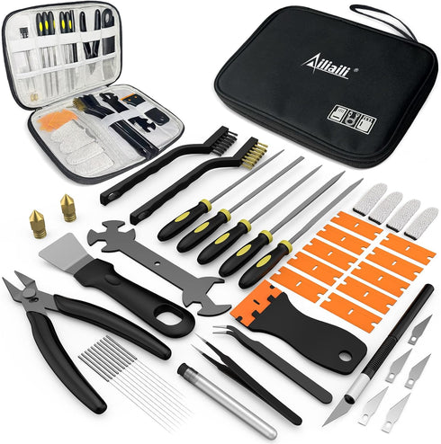 3D Printer Tools Kit, 45PCS 3D Printing Accessories for FDM/SLA Printer with