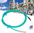 K Type Thermocouple, Silicone Temperature Sensor with Soft Cable, Green 5x30mm Stainless Steel Probe