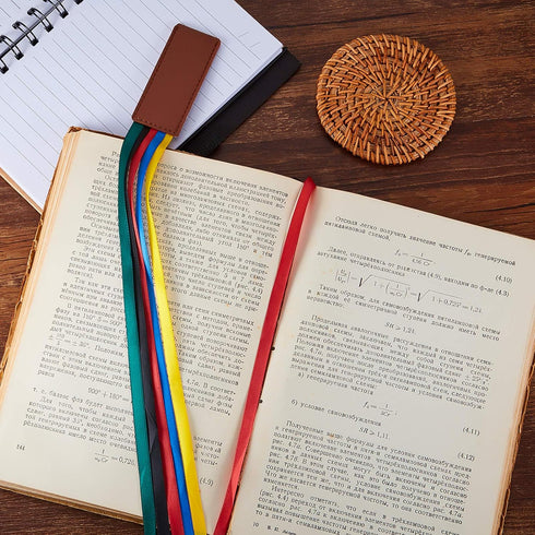 Outus 9 Pieces Bible Ribbon Bookmark, Multi Ribbon Page Markers with Colorful Ribbons for Books