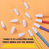 Mr. Pen White Pencil Top Erasers, 120 pc - Eraser Caps for Pencils, White Pencil Head Erasers