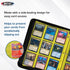 BCW 9-Pocket Pages Holder - 20 Yellow Double-Sided Trading Card Binder Sheets | Secure Side Loading Storage Solution