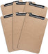 Extra Large Clipboard Set, 6pc, Fits 11 x 17 Tabloid Paper, Vertical or Landscape, 11.6"x19.5”