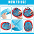 6 Pcs Air Mesh Hard Hat Liner Sweatband - Safety Helmet Insert Comfortable Cooling Liner Soft Ventilation Sweat Band