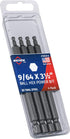 Mayhew Tools 19518-4 USA SAE Ball Hex Power Bit - 9/64 x 3.5", 4-Pack