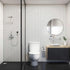 Erfoni Black and White Peel and Stick Wallpaper, Modern Herringbone Contact Paper, 17.7inch x 78.7inch