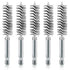 ASNOMY 5Pcs 5/8" Stainless Steel Bore Brush, Wire Brush Set for Power Drill Cleaning