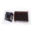 2 ML Amber Autosampler Vial, 8-425 HPLC Chromatography Lab Vial with Writing Area, Black Screw Cap & Septa, 100 pcs