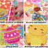Happy Easter Bulletin Board Set Easter Egg Border Rabbit Bunny Chick Spring Cutouts for Kids Classroom School Decor